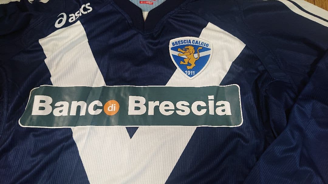 Brescia Calcio長袖ユニフォームブレシア紺