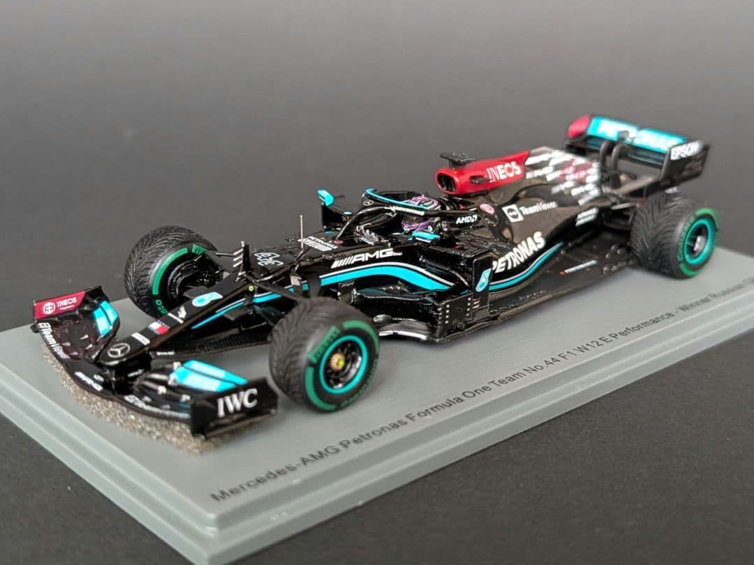 スパーク 1/43 メルセデス W12E ハミルトン 2021 通算100勝