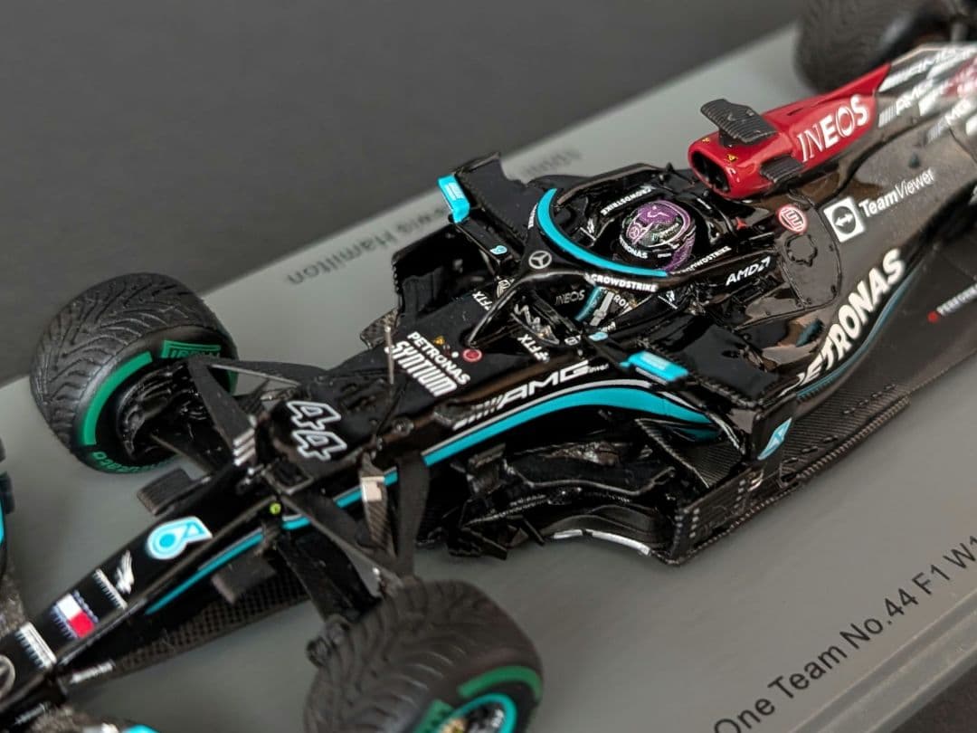 スパーク 1/43 メルセデス W12E ハミルトン 2021 通算100勝