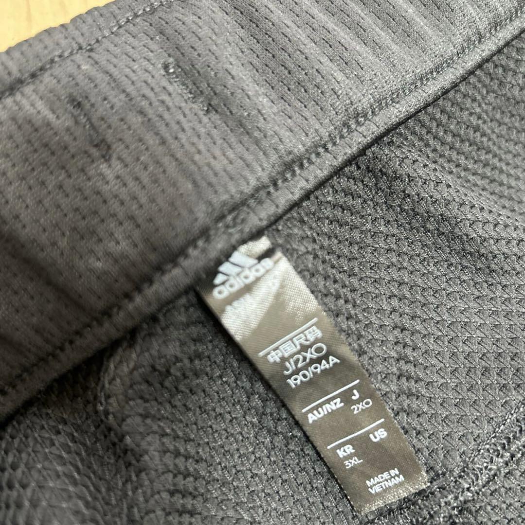 美品 アディダス ジャージ 上下セット　XO〜2XO ブラック　ジップアップ3L