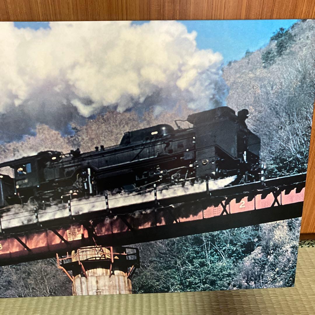 【希少】SL 機関車　鉄道写真　大パネル