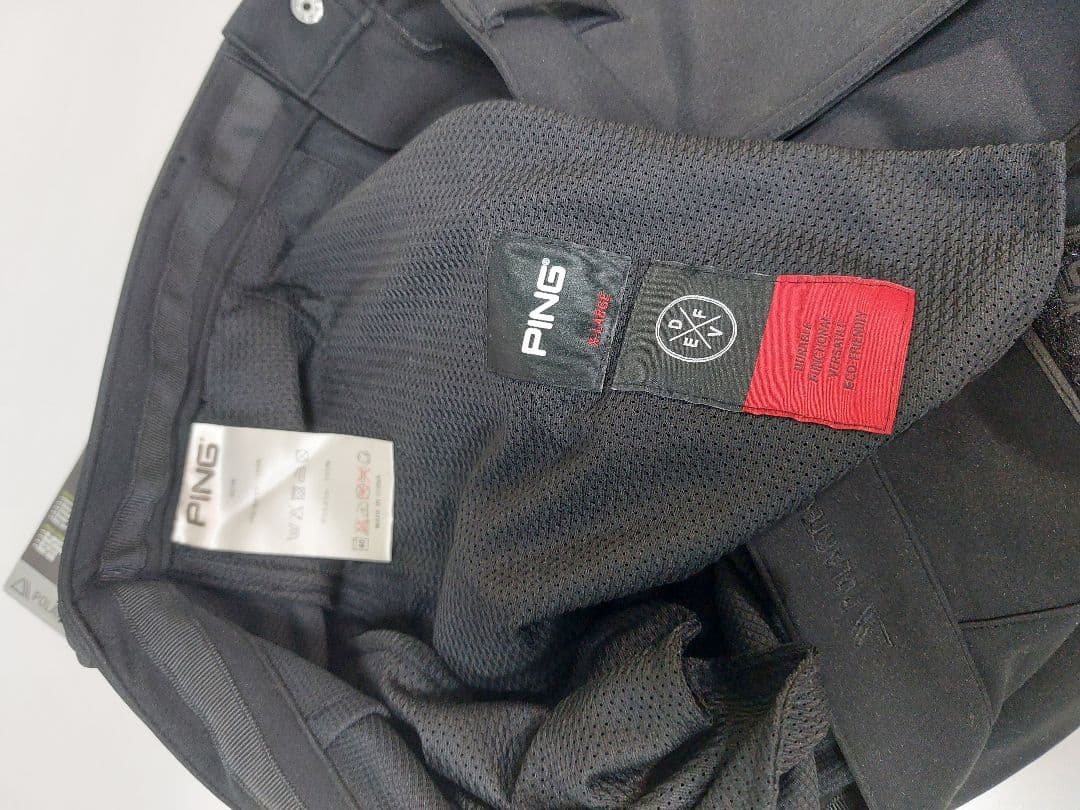 PING ソフトシェルパンツ 16 XL ブラック