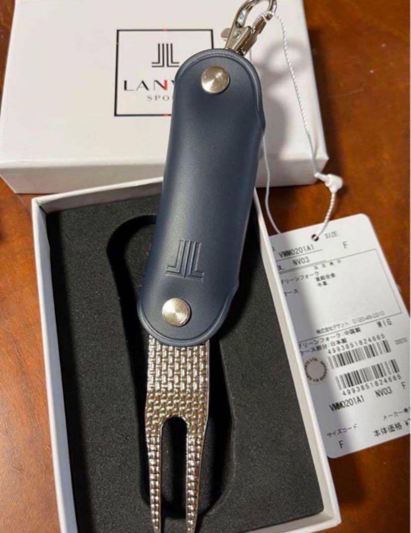 新品　ランバン　ゴルフ　グリーンフォークLANVIN SPORT