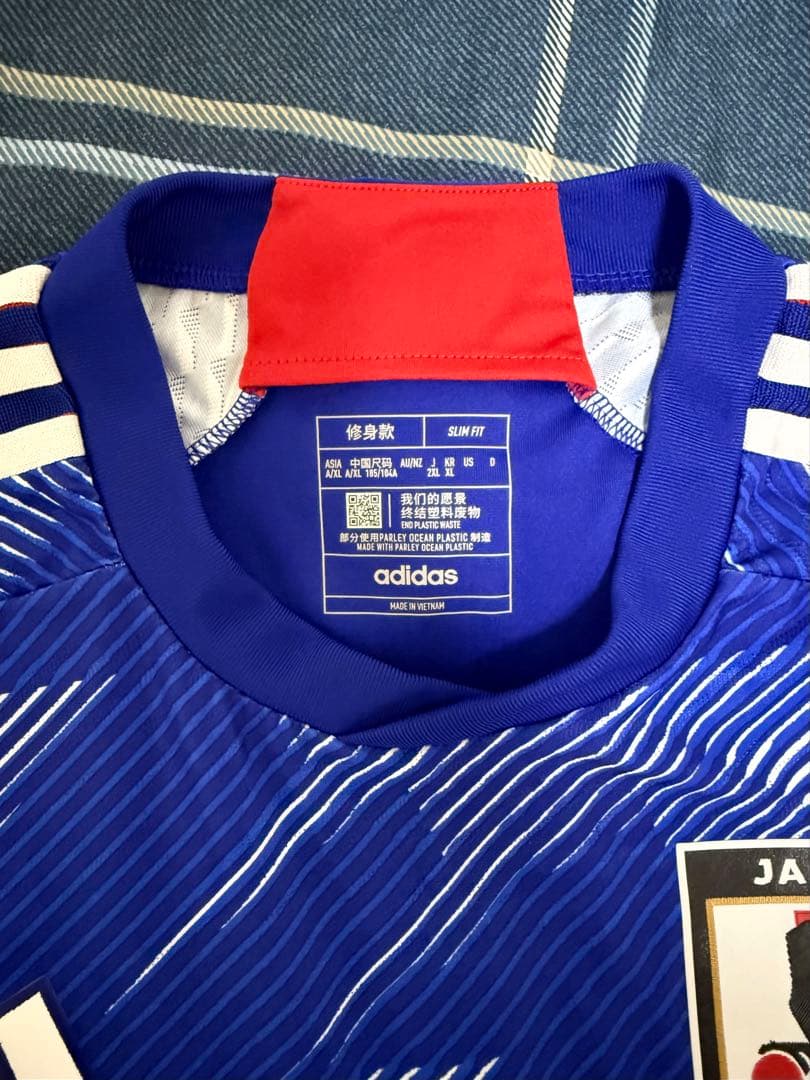 【本人着用品】 冨安健洋選手着用　サッカー日本代表ユニフォーム 2XL