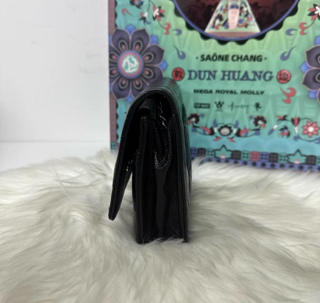 VIP❤非売品 限定 ブラック レザー ショルダーバッグ fr