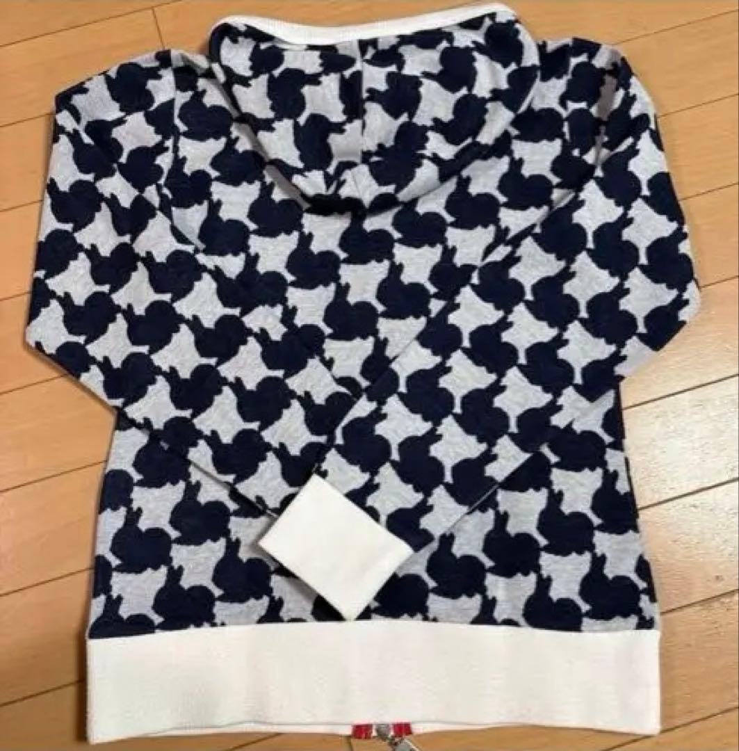 FILA フィラ　うさぎ柄 フード付きジャケットとスコート　M ウサギ　ネイビー