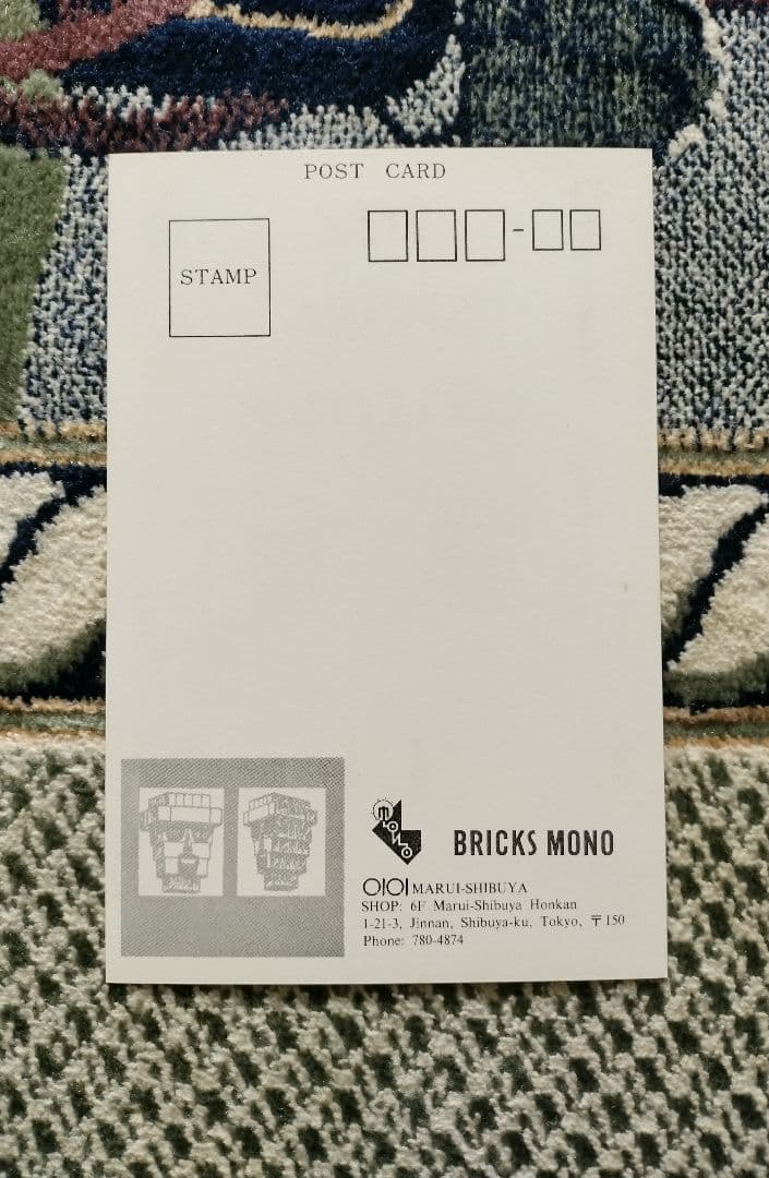 BRICKS MONO POST CARD 1988 スプリングコレクション