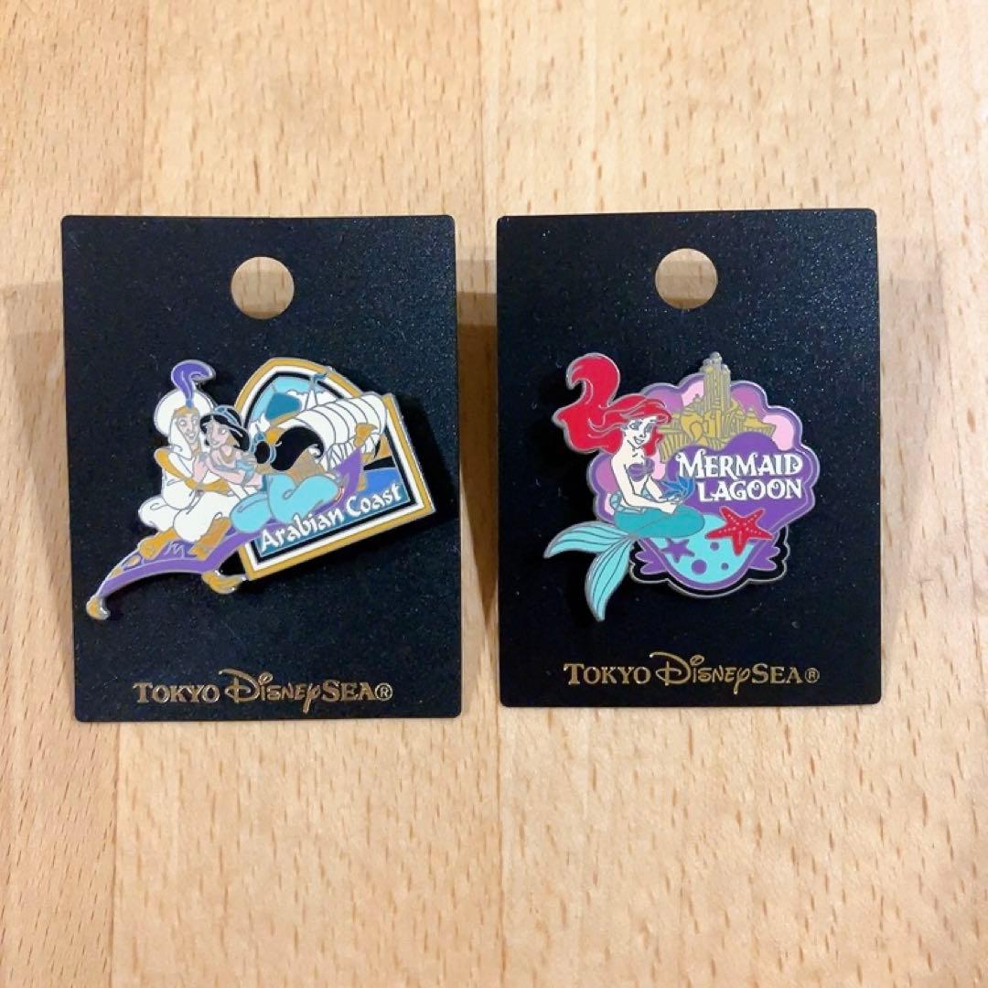 【値下げ】東京ディズニーシー グランドオープン エリアピンバッジ7個セット