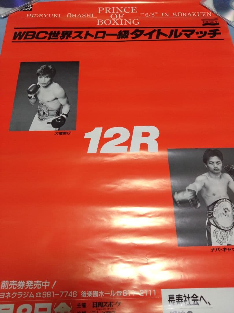 ボクシング ポスター boxing poster 大橋秀行✕ナパ