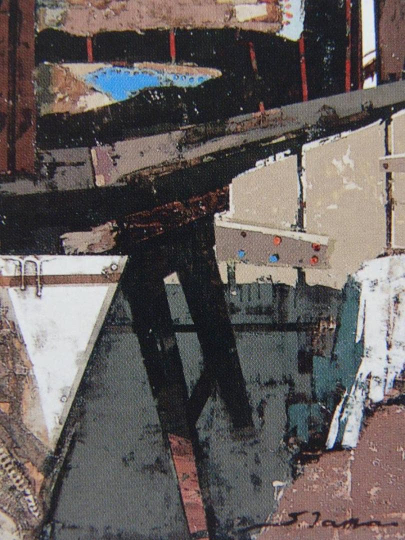 玉川 信一「白い手」、日本の画家、洋画、希少な額装用画集より、新品高級額装付