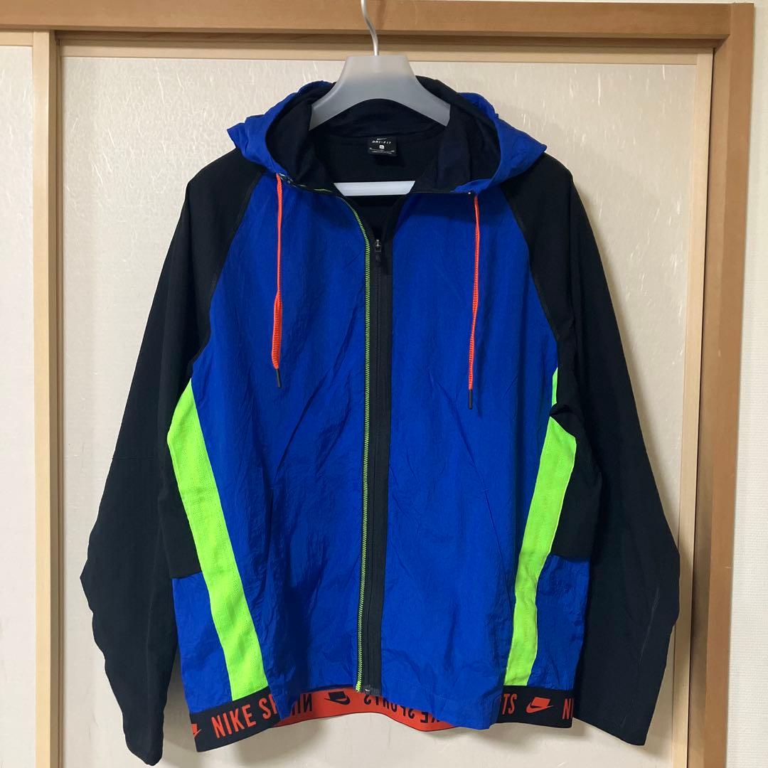 NIKE フレックス フルジップ ナイロンパーカー XL ナイキ ビッグロゴ