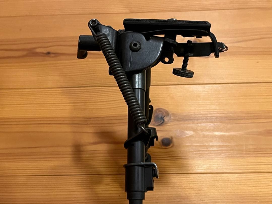 【実物】HARRISハリス バイポッド S BRMスイング式スイベル固定レバー付