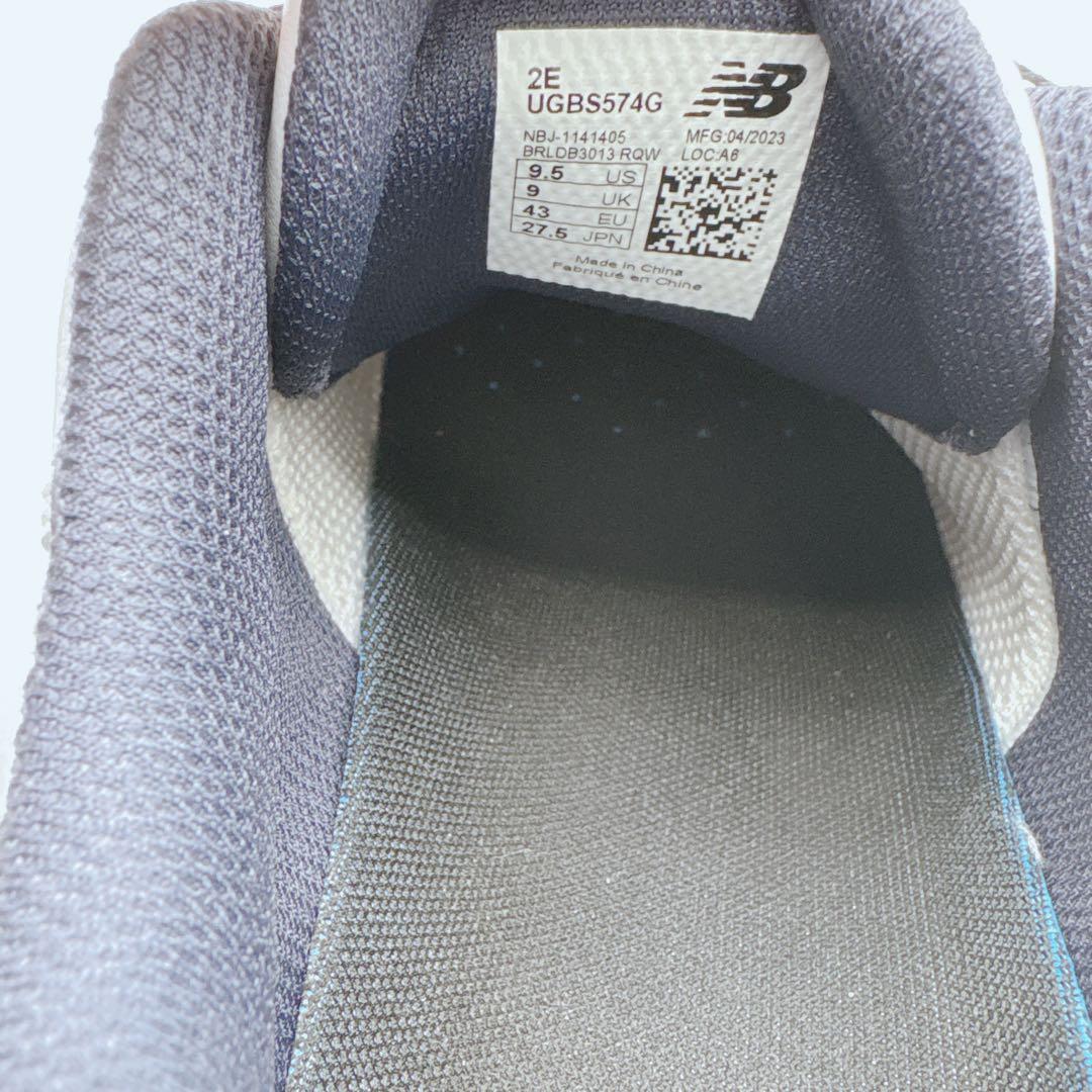 極美品✨ New Balance 574 ゴルフシューズ ホワイト/ネイビー
