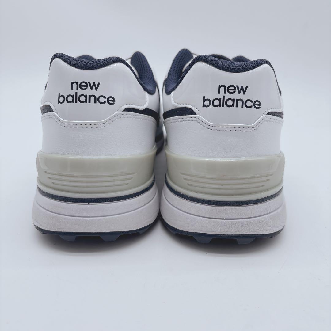 極美品✨ New Balance 574 ゴルフシューズ ホワイト/ネイビー