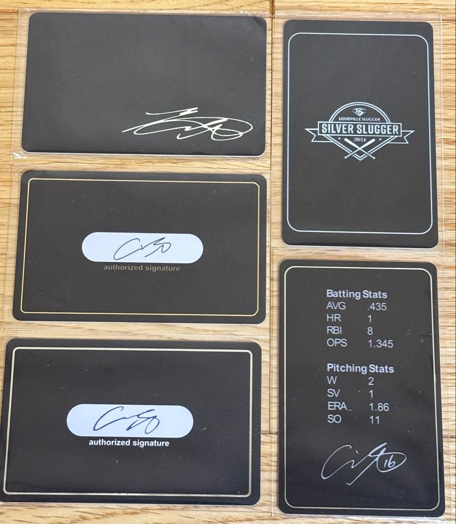 ⭐️非売品限定5枚セット⭐️大谷翔平 ワールドチャンピオン＆50/50CLUBカード