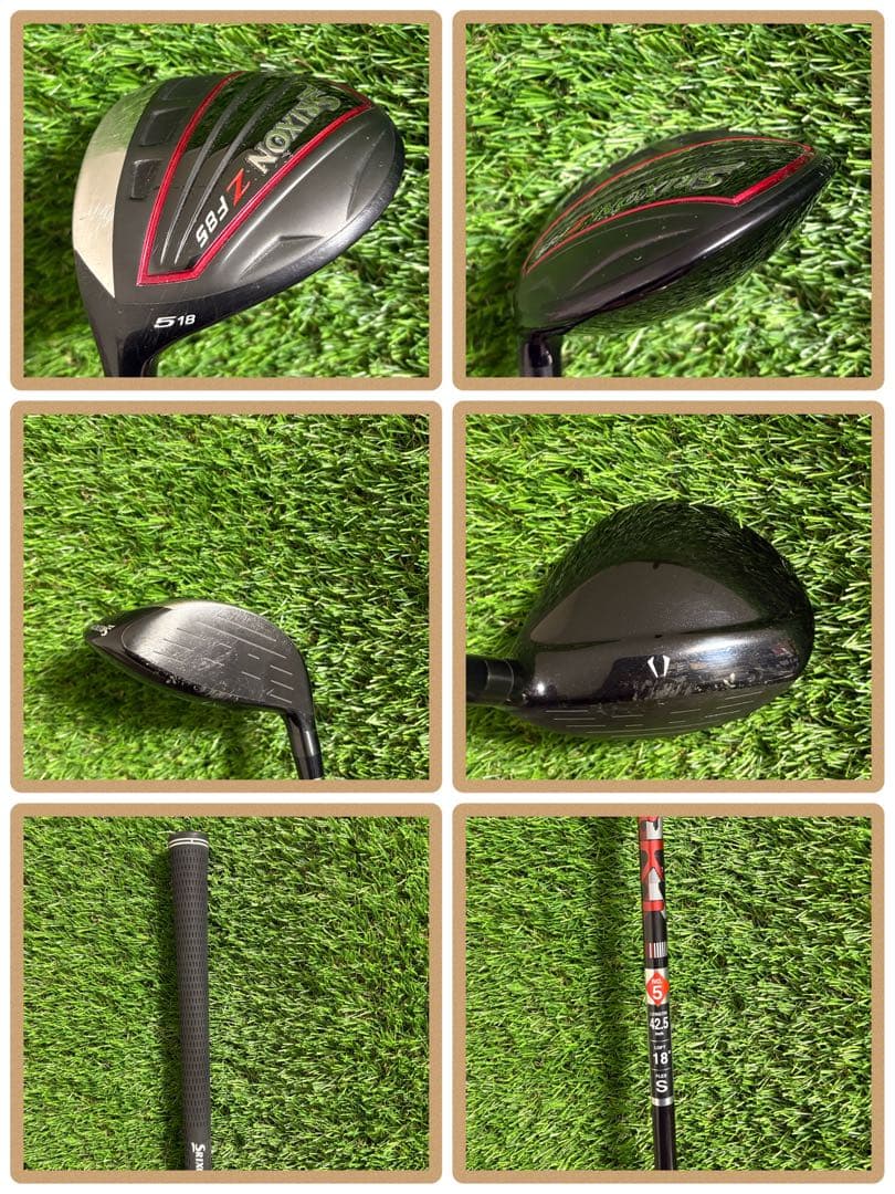 レフティセット！SRIXONZ785ウッドセット等11本ルコックキャディバッグ付