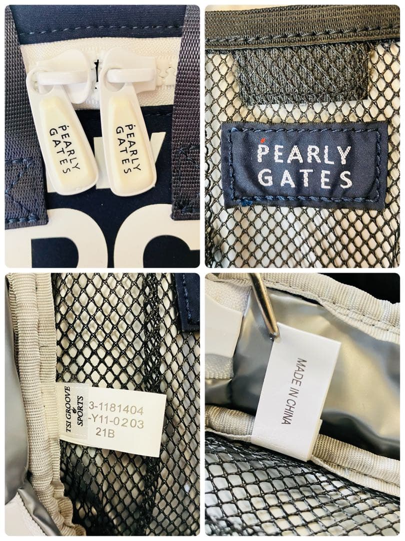 【PEARLY GATES】 パーリーゲイツ PG89 保冷バッグ ネイビー