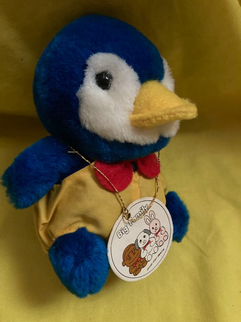 昭和‼️1990年代✳️青ペンギンぬいぐるみ‼️✳️レトロ　動物　海の生き物