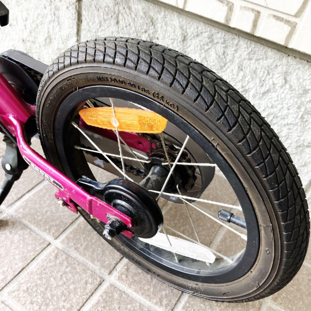 STRIDER 14x　ストライダー　フューシャピンク　スタンド付き　変身バイク