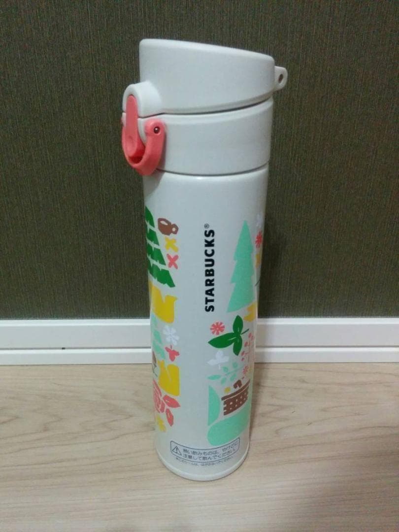 スタバ スリムハンディーステンレスボトル フォレストアイコンズ 400ml
