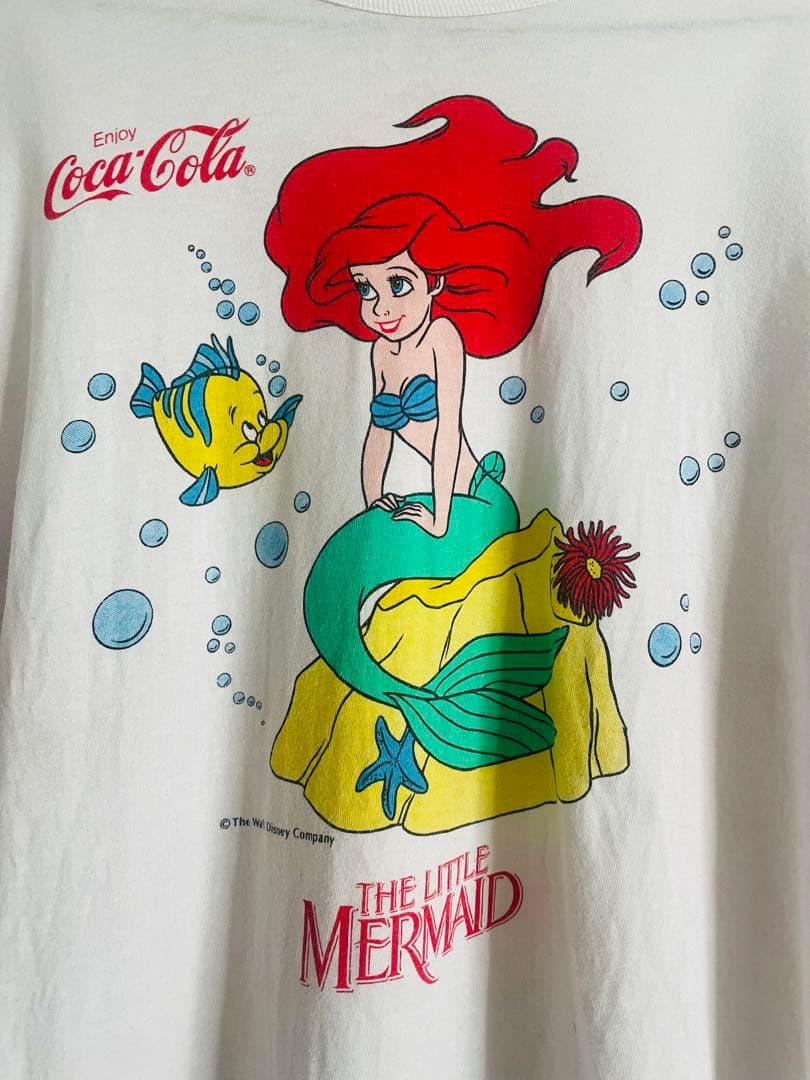 廃盤 90s 【TheLittleMermaid ×Coca Cola】古着