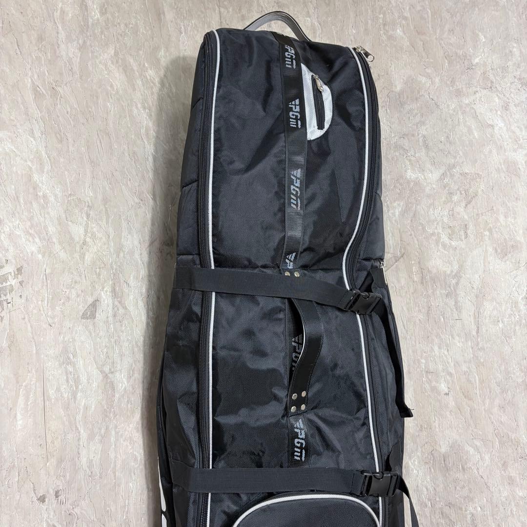 極美品 PGMトラベルカバー キャスター付 キャディバッグ ゴルフ golf