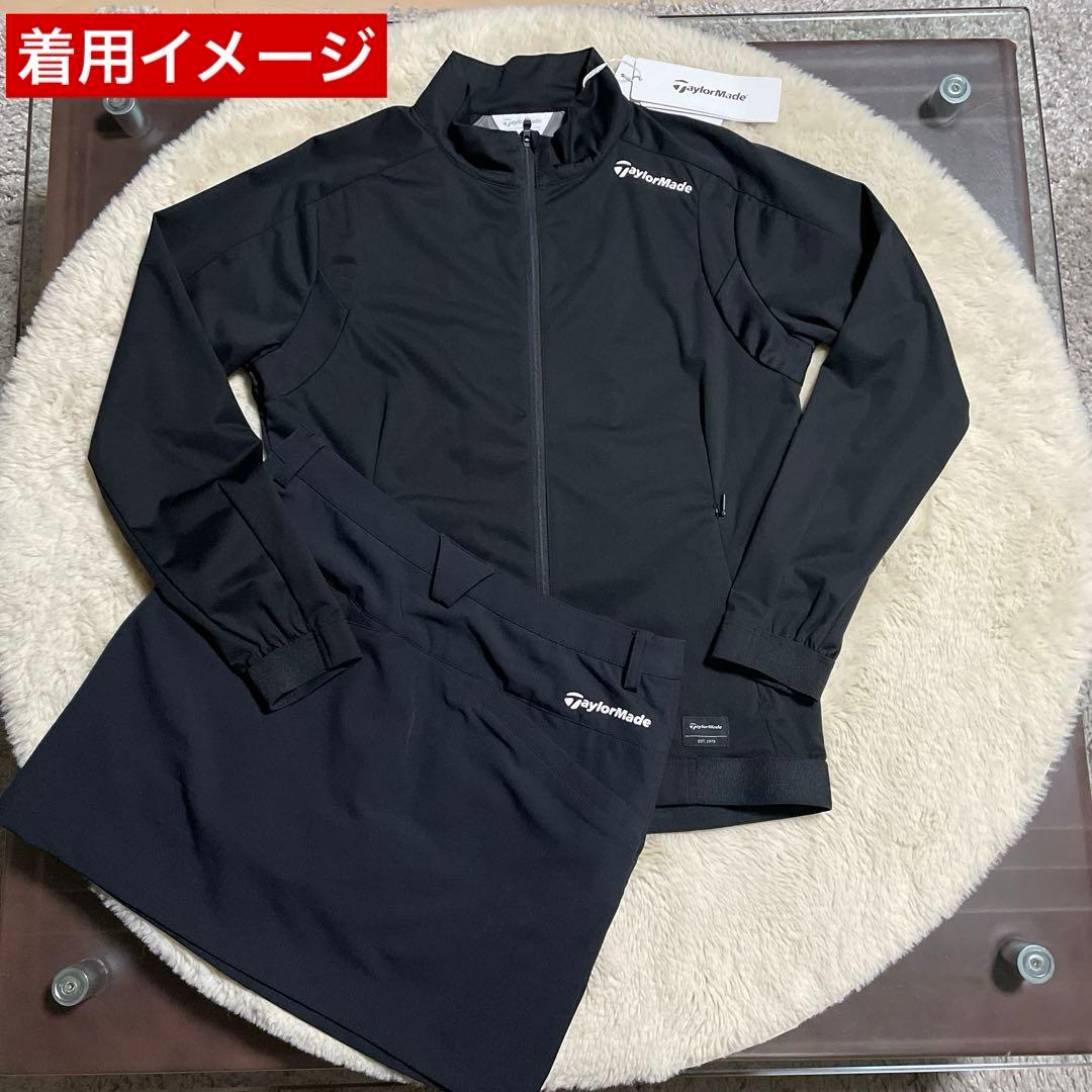 テーラメイド　ゴルフジャケット　ストレッチ　撥水　防風　加工　M 黒【送料込み】