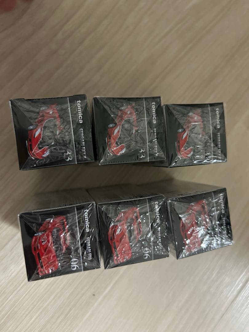 新品未開封品トミカプレミアム　フェラーリFXX-k .F50 6個セット