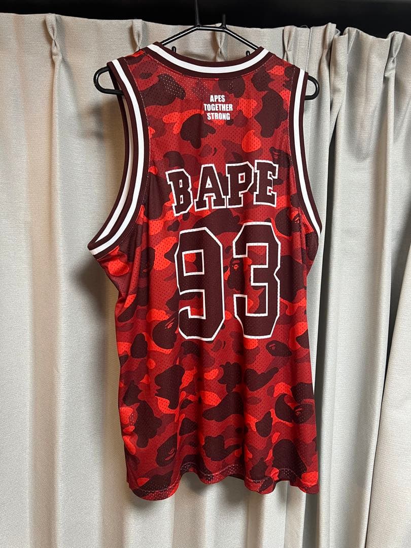 BAPE 93 レッド迷彩 ユニフォーム 2XL