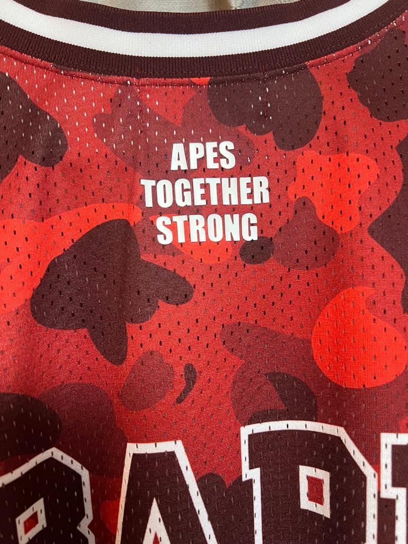 BAPE 93 レッド迷彩 ユニフォーム 2XL