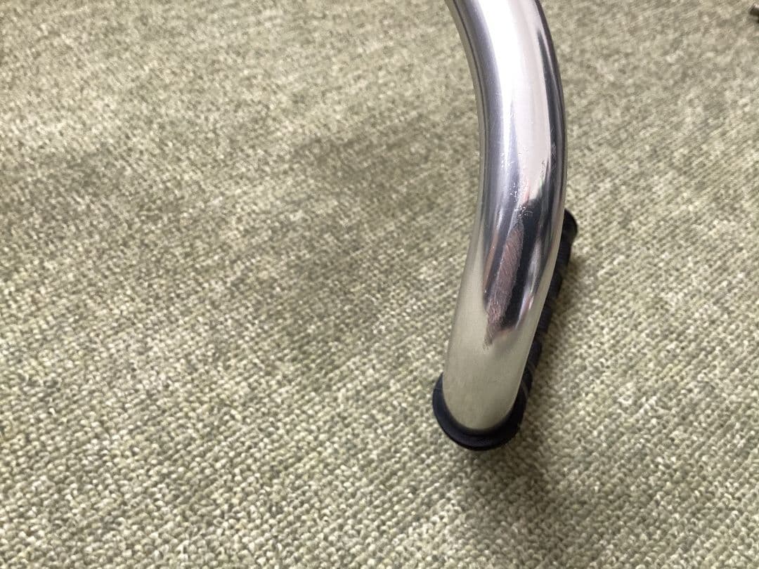 【週末値引中】日東　NJS ドロップハンドル、ステム、グリップセット　おまけ付き