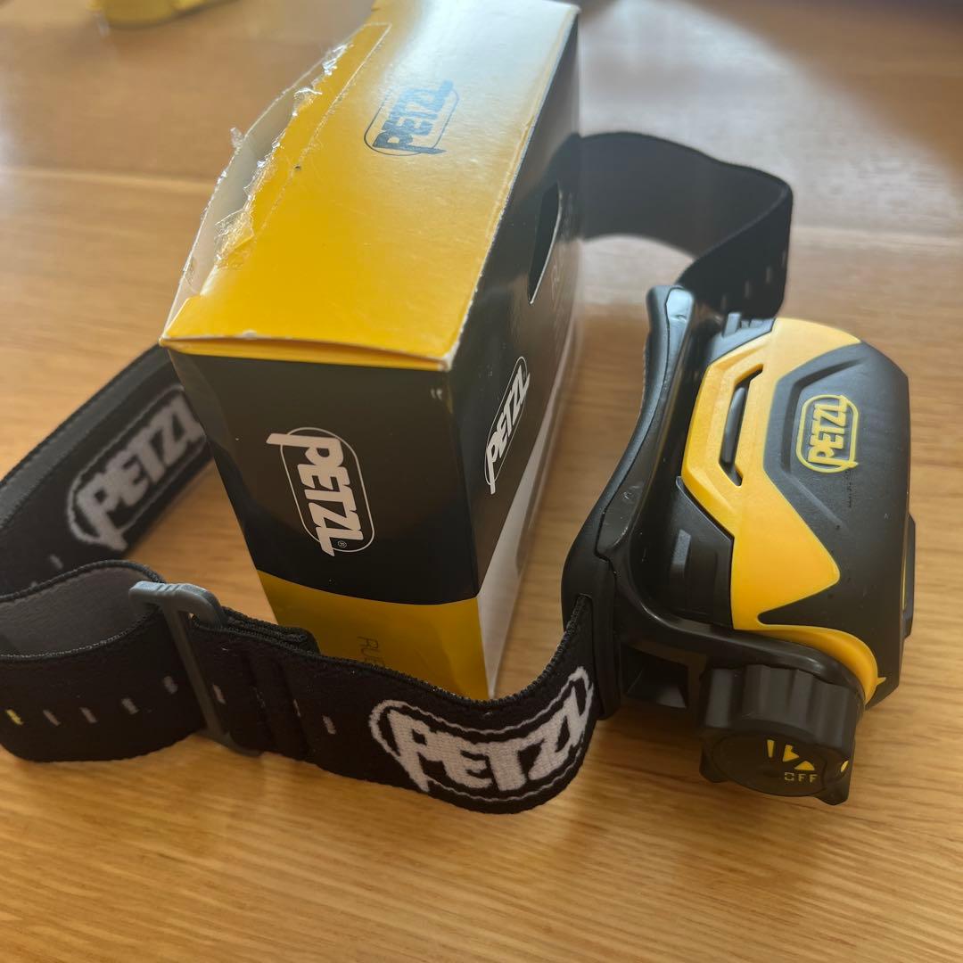 PETZL PIXA 3 ヘッドランプ　ラバーバンド付き