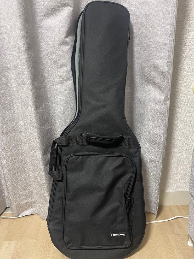 ヒストリー　ピンクホワイト エレキギター　純正ギターケース付き