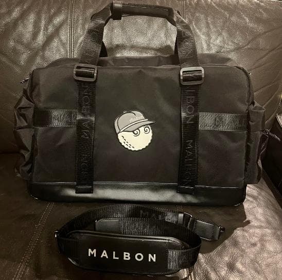 Malbon ラウンドバッグ ブラック＆グリーン 韓国限定✨美品