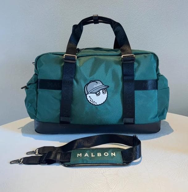 Malbon ラウンドバッグ ブラック＆グリーン 韓国限定✨美品