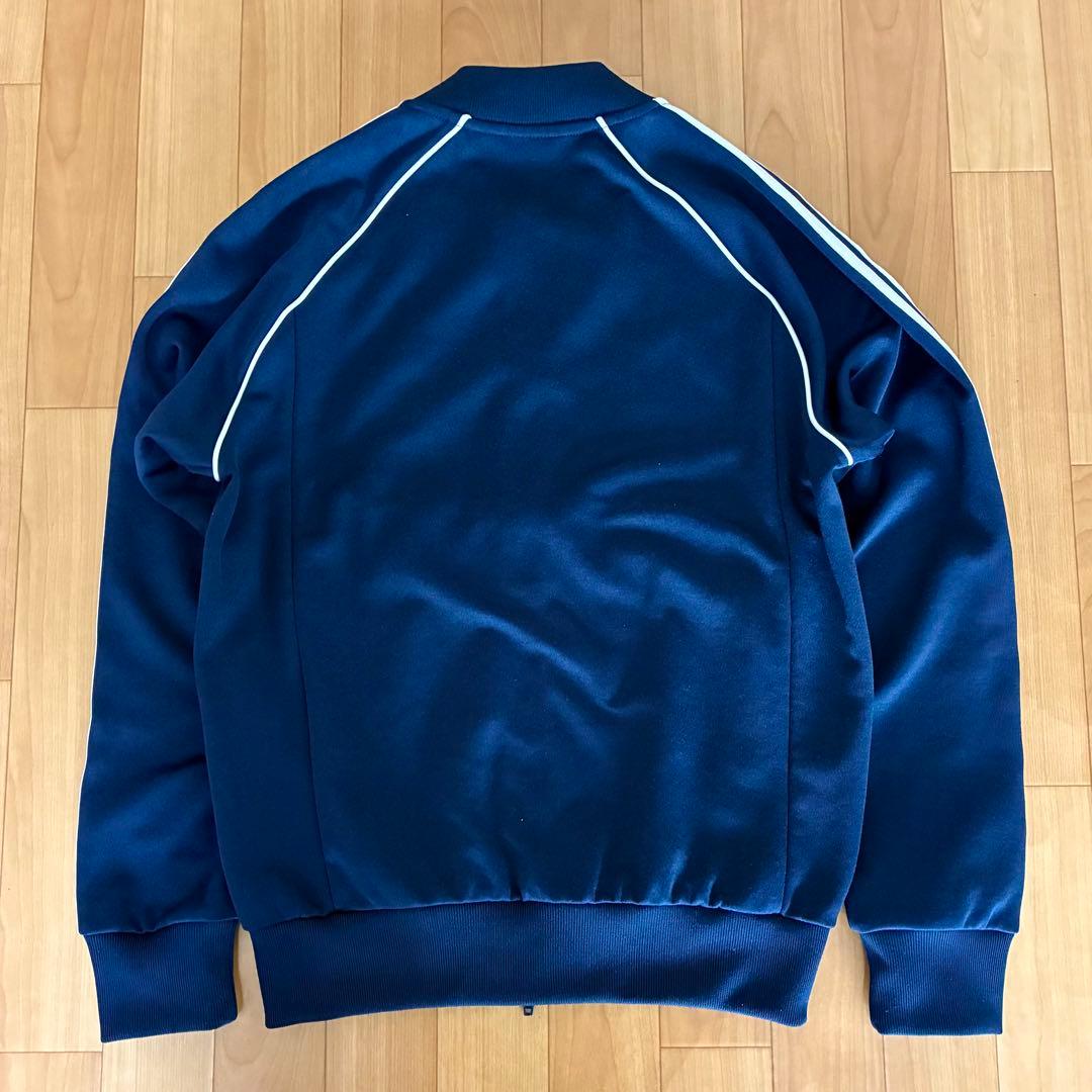【概ね美品】アディダス オリジナルス スーパースター　トラックトップ 　紺　M
