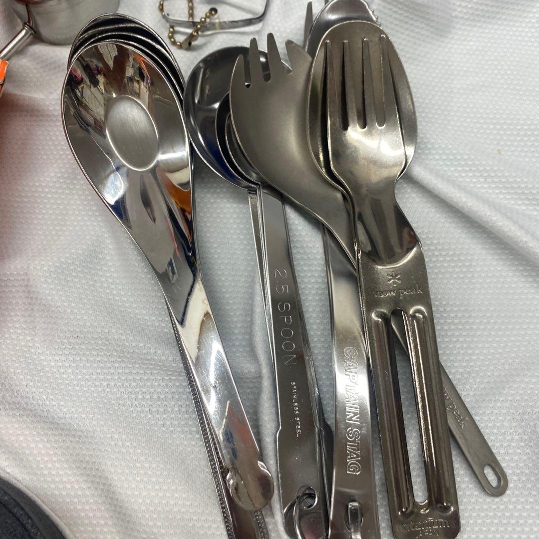 アウトドア食器セット ステンレス製