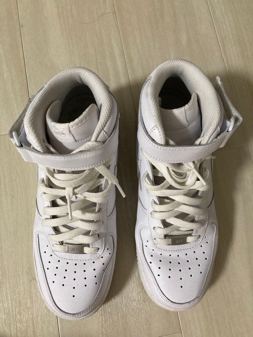 NIKE AIR FORCE 1 MID 白色 ミッドカット 27cm 正規品