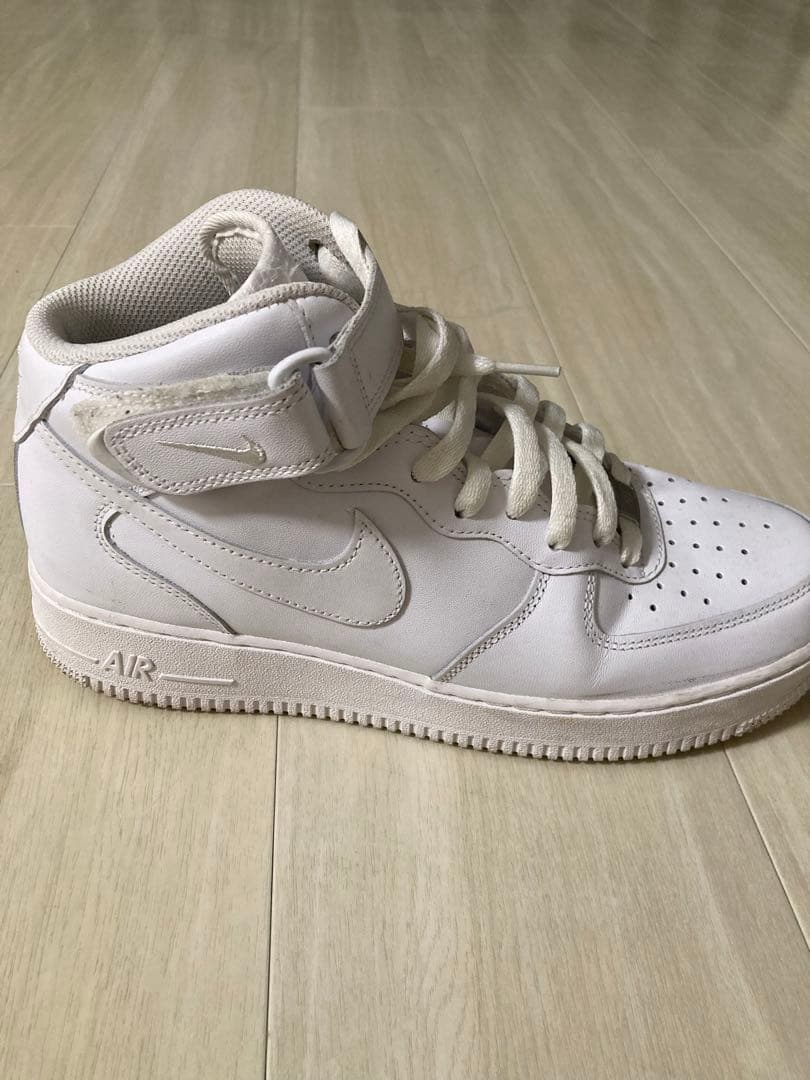 NIKE AIR FORCE 1 MID 白色 ミッドカット 27cm 正規品