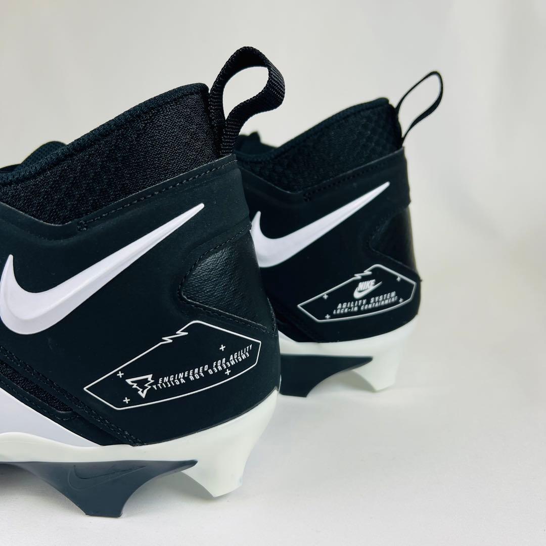 NIKE Alpha アルファ アメフト ポイントスパイク 黒 30.5