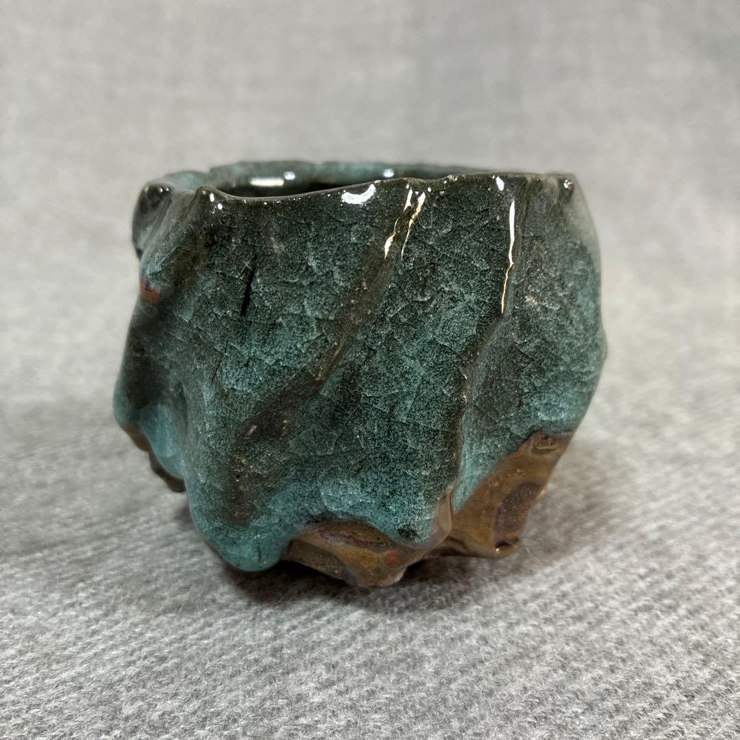 市川透　青磁　celadon ぐい呑