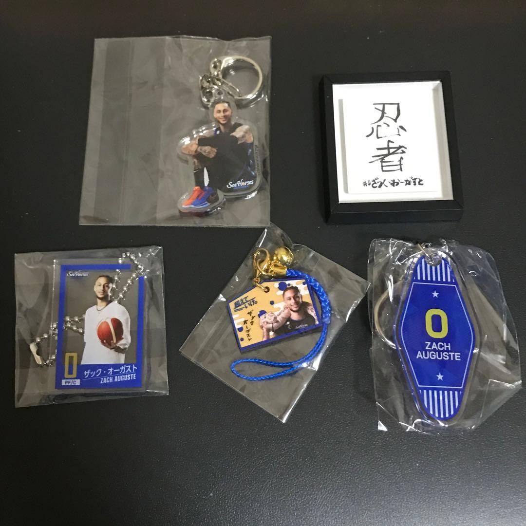 新品 Bリーグ シーホース三河 ザック・オーガスト 7点セット B.LEAGUE