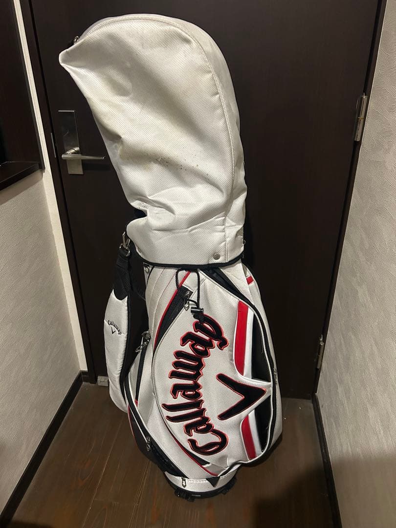 Callaway キャディバッグ ホワイト/レッド