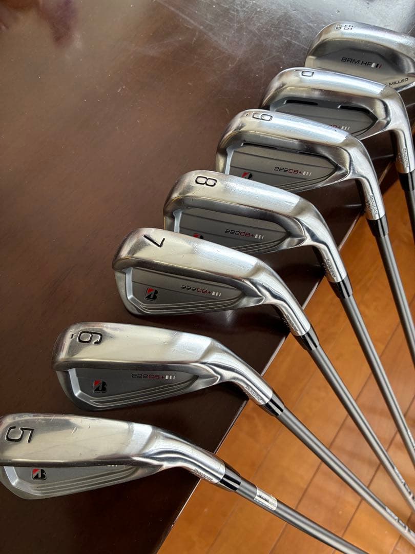 【限定値下げ】ブリヂストン 222CB+ 5-P,56° ７本純正特注シャフト