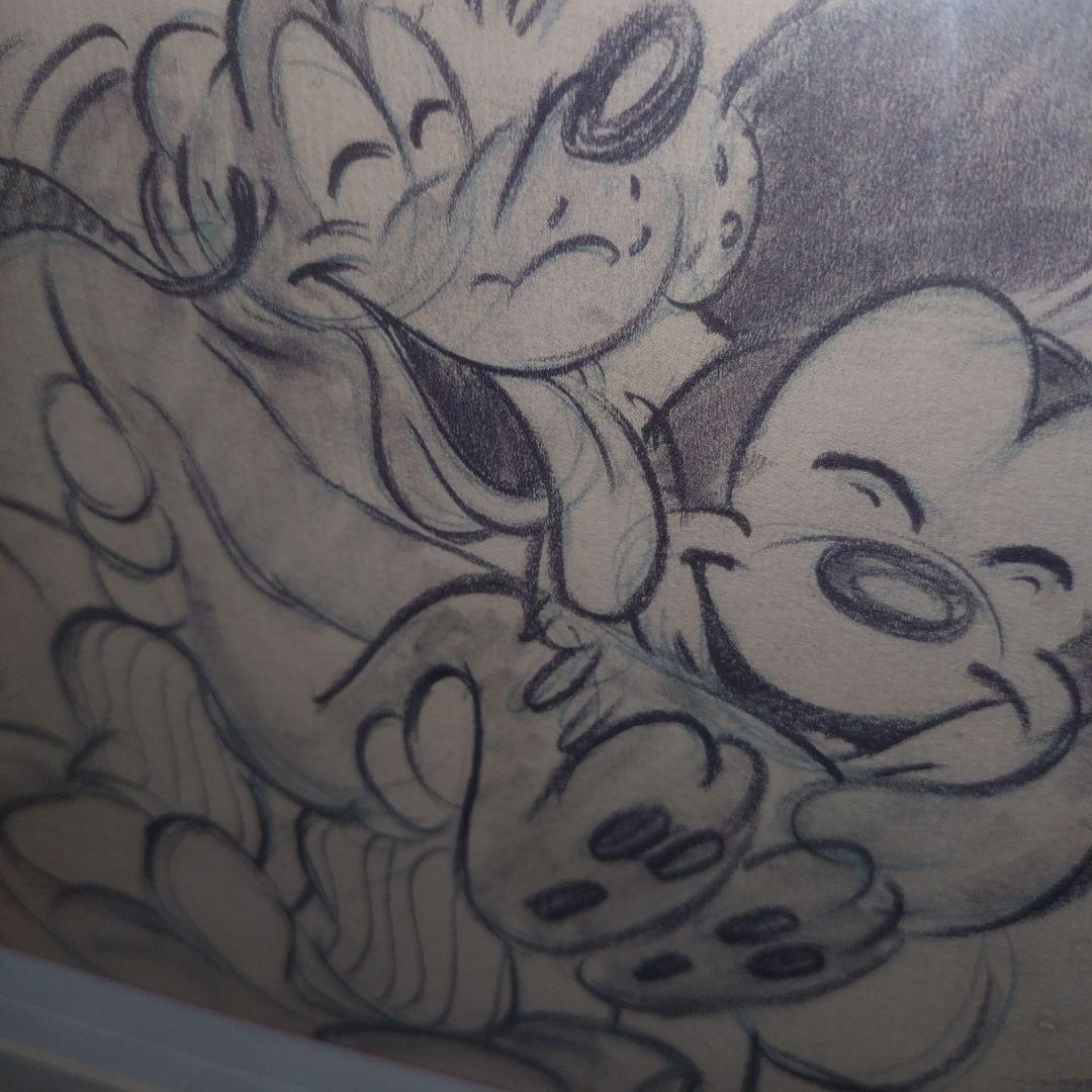 Disney・ミッキーマウス＆プルート複製原画