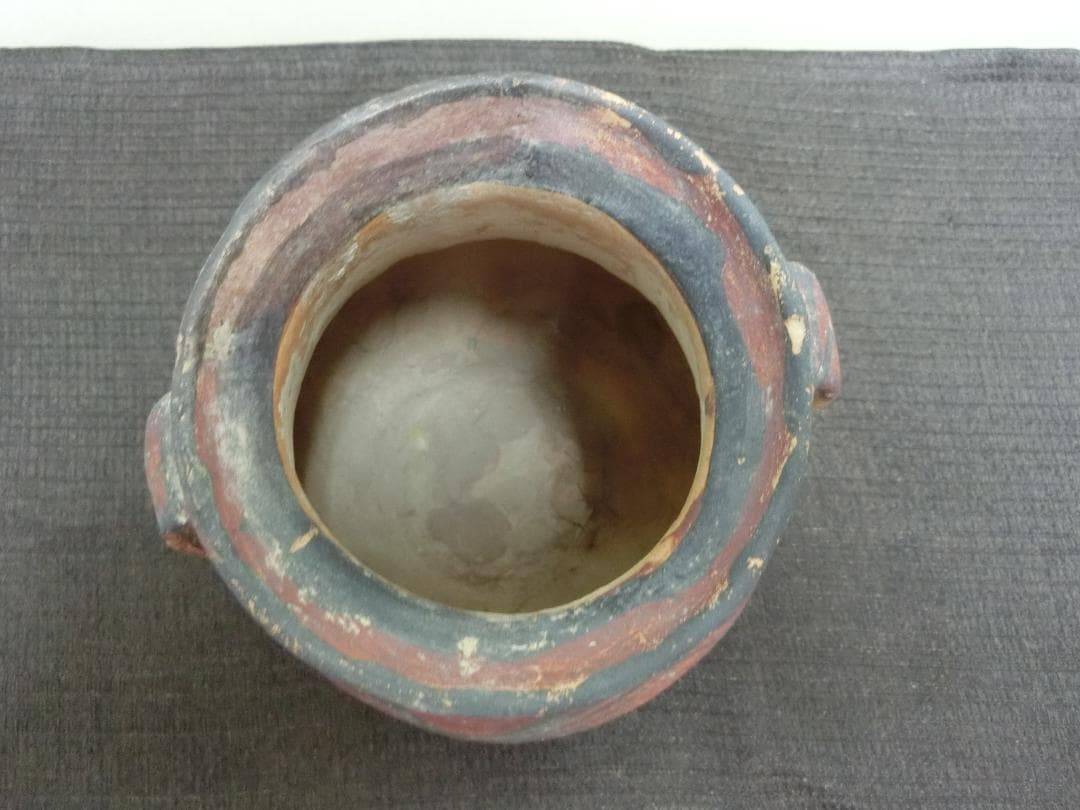 限定品!【アンダーソン　二耳壺　小壺　容器　色彩】★土器　歴史 インテリア　鑑賞