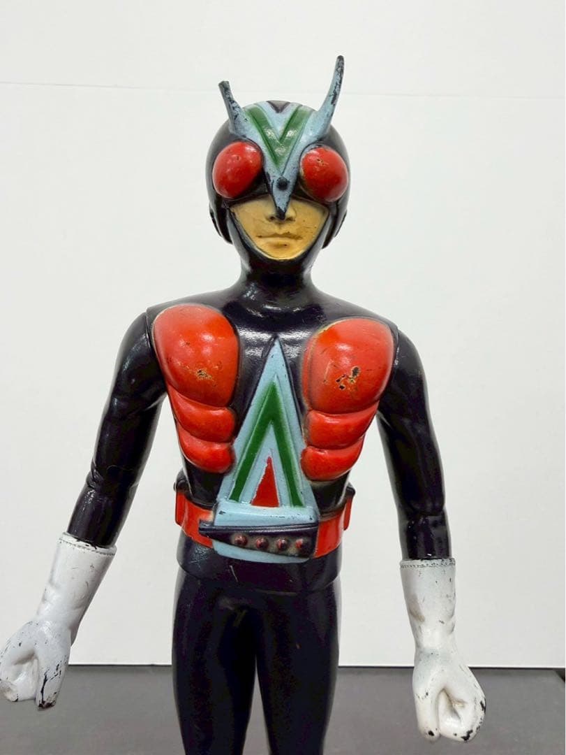 当時物 ポピー 日本製 仮面ライダー ライダーマン ソフビ 石森プロ東映 レア