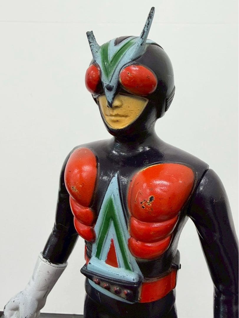 当時物 ポピー 日本製 仮面ライダー ライダーマン ソフビ 石森プロ東映 レア