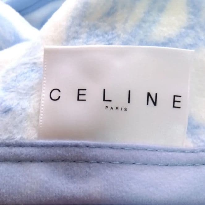 セリーヌ 綿毛布 CELINE ペイズリー柄綿毛布 140x200cm