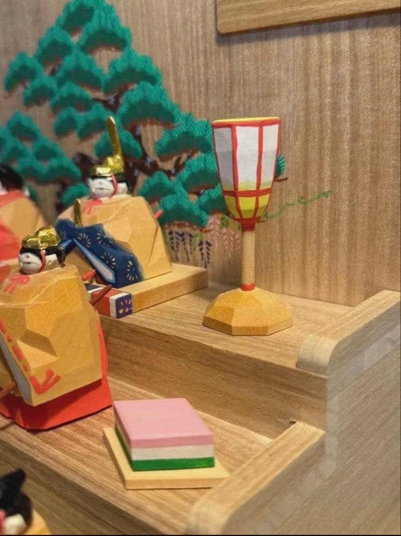 奈良一刀彫　雛人形　　NARADOLL HIGASIDA 東田天光作
